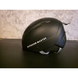 OutdoorMaster Kelvin II Ski Snowboard Helmet Matte Black Large ASTM Certified